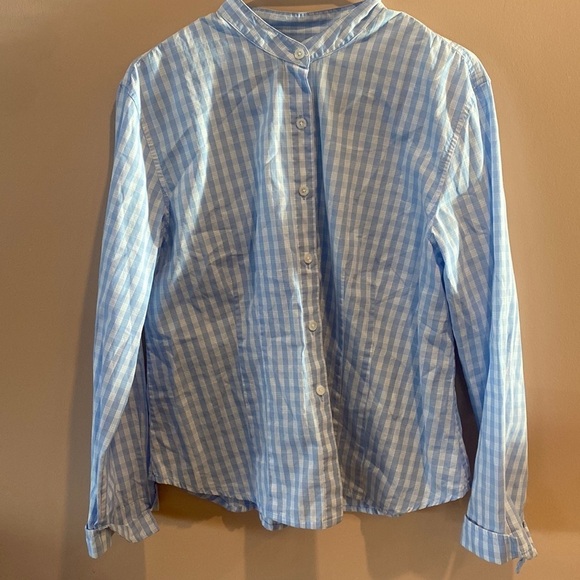 Vintage gingham Talbots button down - Picture 1 of 4